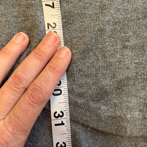 Vero Moda Gray Long Sleeve Knee Length stretchy minimal Dress women's size Small - Picture 7 of 10